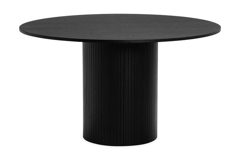 Spisebord Rundt Uppveda 130 cm - Svart - Møbler - Bord - Spisebord & kjøkkenbord