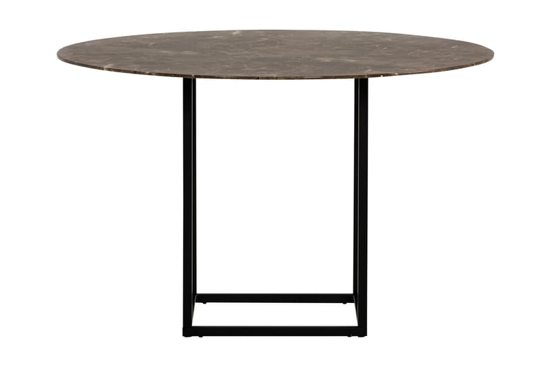 Spisebord Sadorus 120 cm Rundt - Brun/Svart - Møbler - Bord - Spisebord & kjøkkenbord
