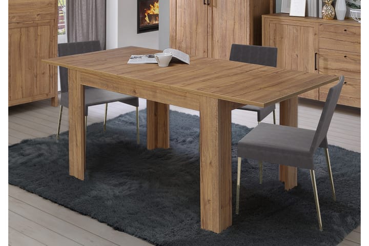 Spisebord Satniysa Forlengningsbart 120 cm - Brun - Møbler - Bord - Spisebord & kjøkkenbord