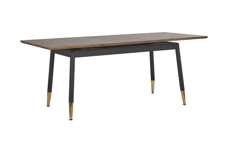 Spisebord Seiad 200 cm - Naturlig / Svart / Gull - Møbler - Bord - Spisebord & kjøkkenbord