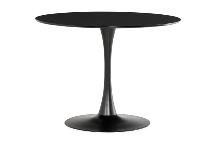 Spisebord Severo 100 cm Rundt - Svart - Møbler - Bord - Spisebord & kjøkkenbord