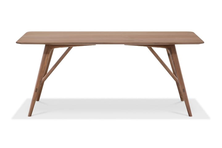 Spisebord Skagana 180 cm Massiv Valnøtt - Brun - Møbler - Bord - Spisebord & kjøkkenbord