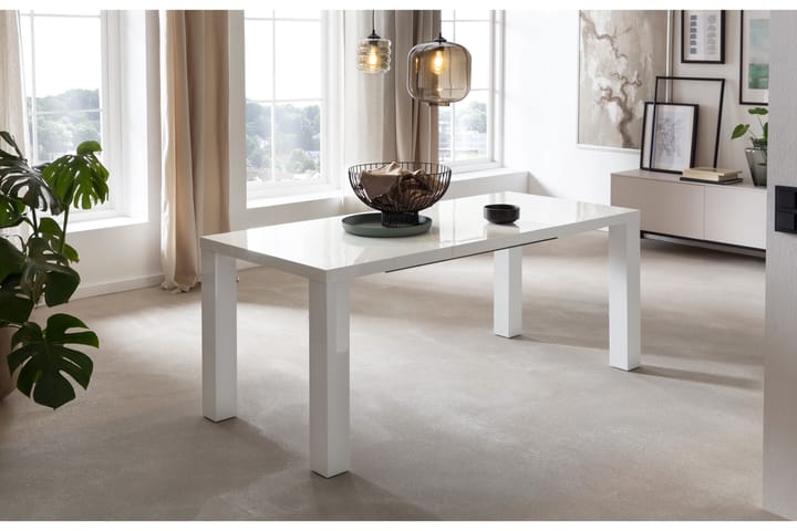 Spisebord Skalno Forlengningsbart 120 cm - Hvit - Møbler - Bord - Spisegrupper