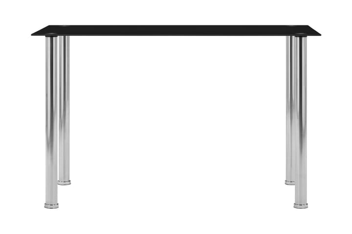 Spisebord svart 120x60x75 cm herdet glass - Svart - Møbler - Bord - Spisebord & kjøkkenbord