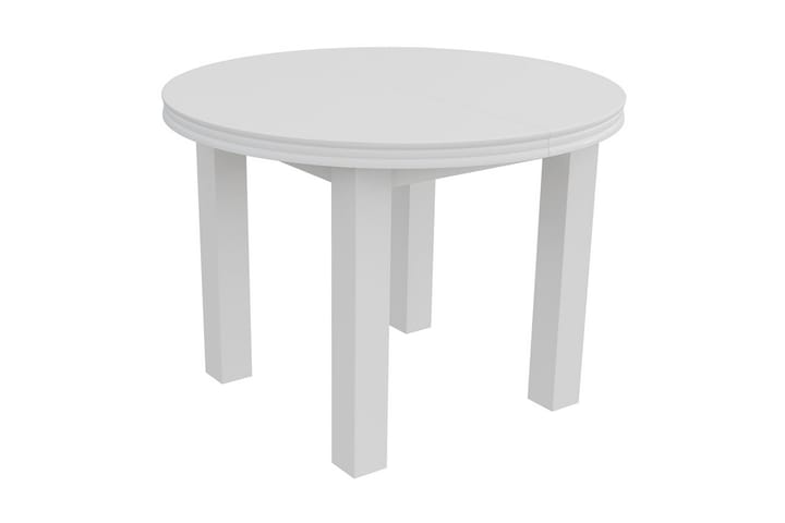 Spisebord Tabell 100x100x76 cm - Hvit - Møbler - Bord - Spisebord & kjøkkenbord