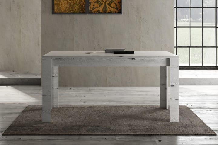 Spisebord Terreno 160 cm - Lys Eik - Oppbevaring - Skåp - Vitrineskap