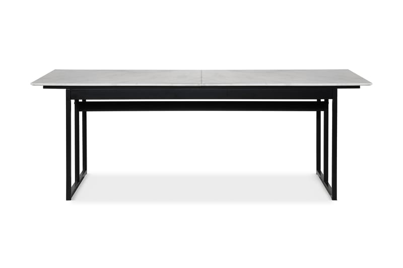 Spisebord Titania 220 cm Marmor - Svart - Møbler - Bord - Spisegrupper