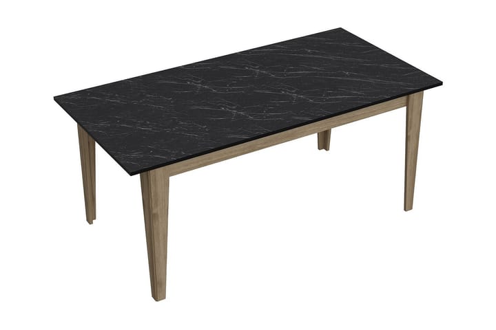 Spisebord Tomoe 180 cm - Valnøtt|Svart - Møbler - Bord - Spisebord & kjøkkenbord