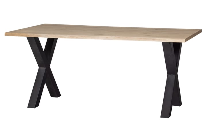 Spisebord Tuor A-Formet Ben 160 cm - Eik / Svart - Møbler - Bord - Spisebord & kjøkkenbord