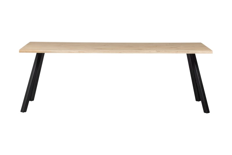 Spisebord Tuor A-Formet Ben 220 cm - Eik / Svart - Møbler - Bord - Spisebord & kjøkkenbord