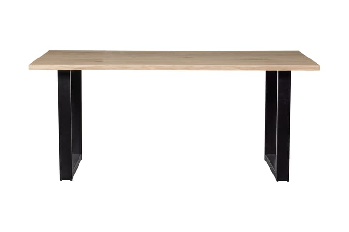 Spisebord Tuor U-Formet Ben 180 cm - Eik / Svart - Møbler - Bord - Spisebord & kjøkkenbord