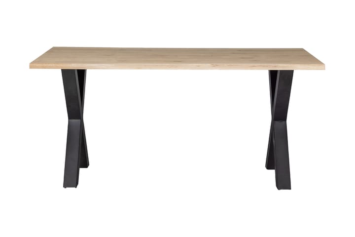 Spisebord Tuor X-Formet Ben 180 cm - Eik / Svart - Møbler - Bord - Spisebord & kjøkkenbord