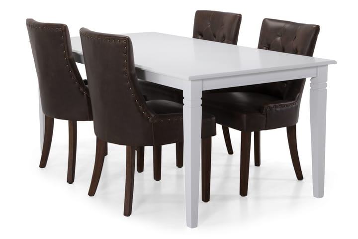 Spisebord Twain 180 cm - Hvit - Møbler - Bord - Spisebord & kjøkkenbord