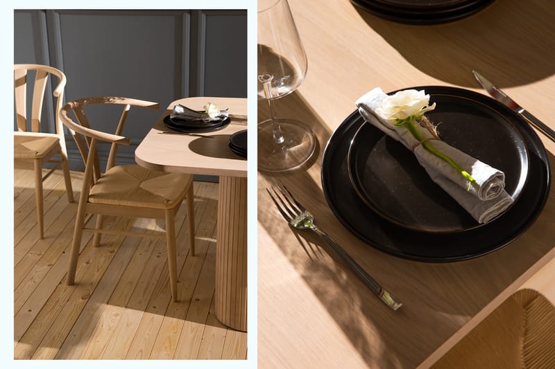 Spisebord Uppveda 200 cm - Natur - Møbler - Bord - Spisebord & kjøkkenbord