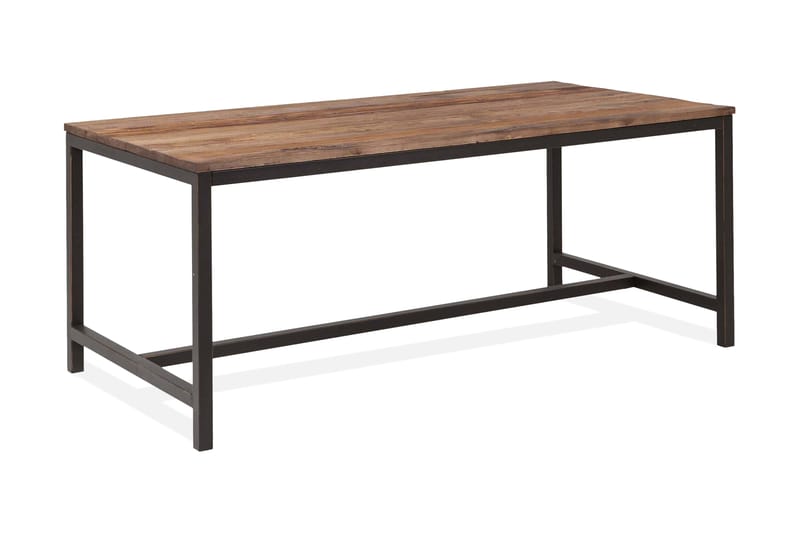 Spisebord Vintage 180 cm - Brun|Svart - Møbler - Bord - Spisebord & kjøkkenbord