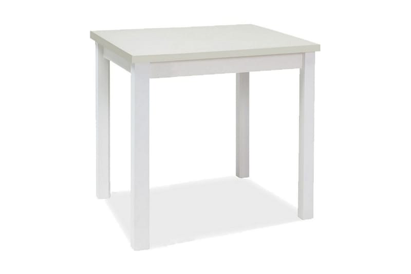 Spisebord Zadam 90 cm - Hvit Matt Lakk - Møbler - Bord - Spisebord & kjøkkenbord