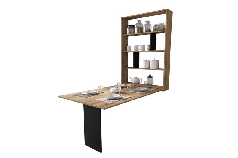 Spisebord Zemlja 149 cm - Tre / Natur / Svart - Møbler - Bord - Spisebord & kjøkkenbord