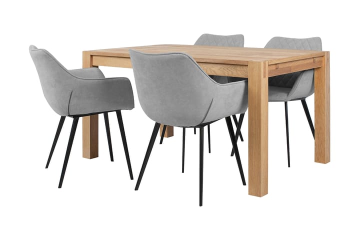 Spisegruppe Chicago Ny med 4 stoler - Møbler - Bord - Spisebord & kjøkkenbord
