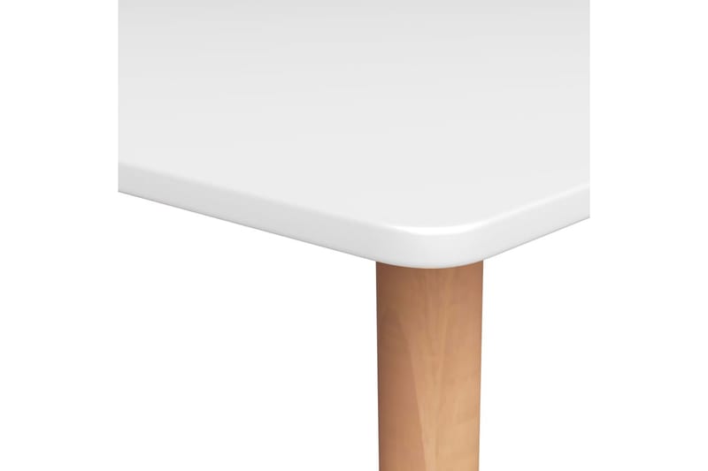 Barsett 5 deler hvit og grå - Møbler - Bord - Spisegruppe