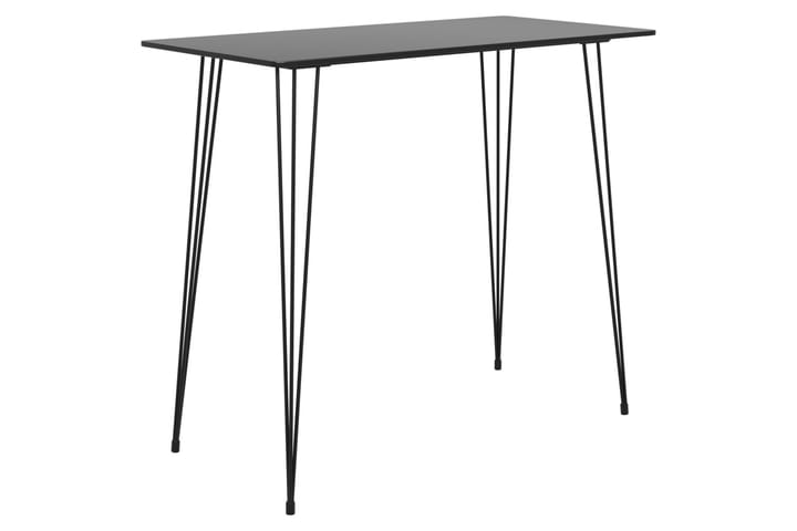 Barsett 5 deler svart og grå - Møbler - Bord - Spisegrupper