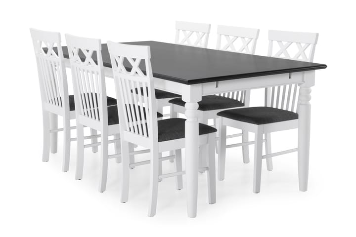 Spisebord Hampton med 6 Magdalena stoler