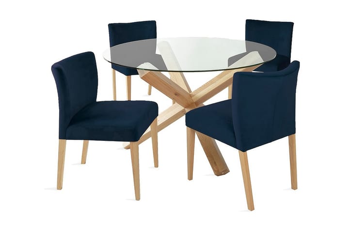 Spisegruppe Torino med 4 stoler - Hagemøbler & utemiljø - Stoler & Lenestoler - Solsenger & solvogner