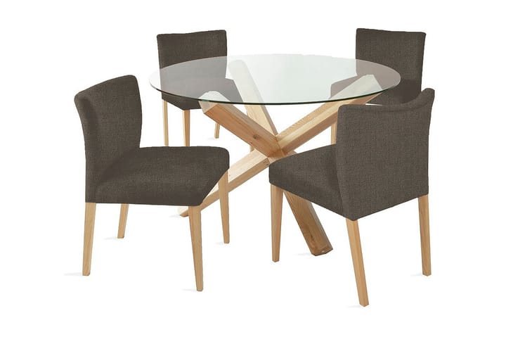 Spisegruppe Torino med 4 stoler - Møbler - Bord - Spisebord & kjøkkenbord