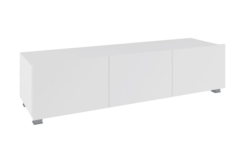 TV-benk Frick 150 cm - Hvit - Oppbevaring - Skåp - Vitrineskap