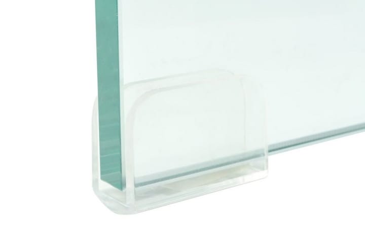 TV-benk glass klar 70x30x13 cm - Gjennomsiktig - Møbler - TV- & Mediamøbler - TV-benk & mediabenk