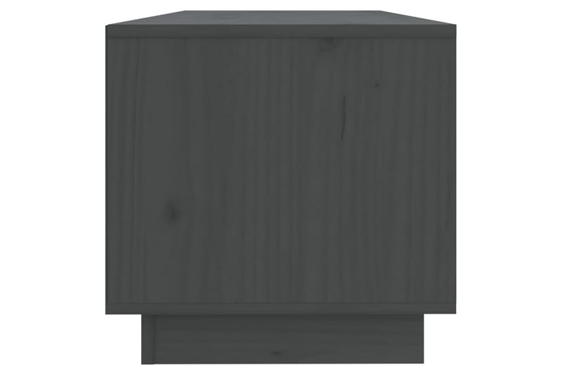 TV-benk grå 90x35x35 cm heltre furu - Grå - Møbler - TV- & Mediamøbler - TV benk & mediabenk