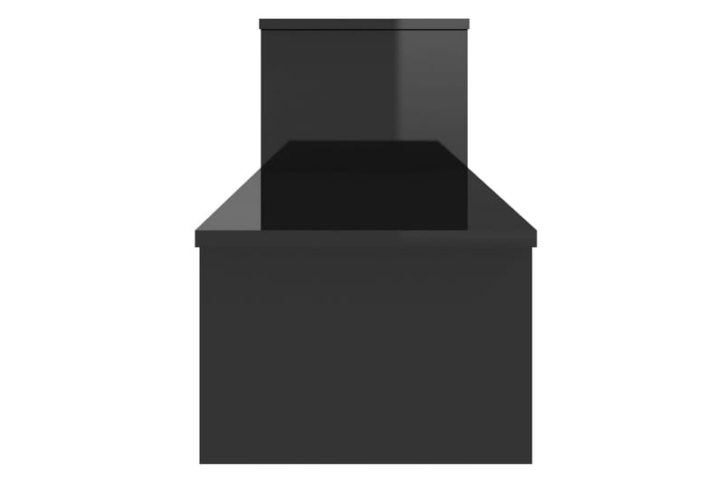 TV-benk høyglans svart 180x30x43 cm sponplate - Svart - Møbler - TV- & Mediamøbler - TV benk & mediabenk