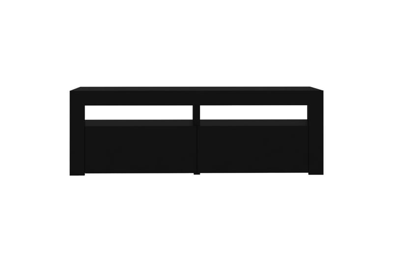 TV-benk med LED-lys svart 120x35x40 cm - Svart - Oppbevaring - Oppbevaringsmøbler - Kommode