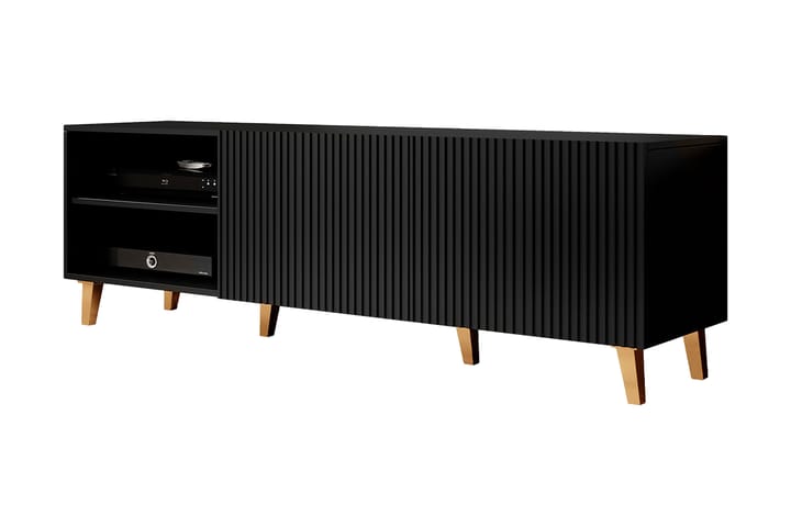 Tv-benk Pafolo 40x52x150 cm - Svart - Møbler - Bord - Spisebord & kjøkkenbord