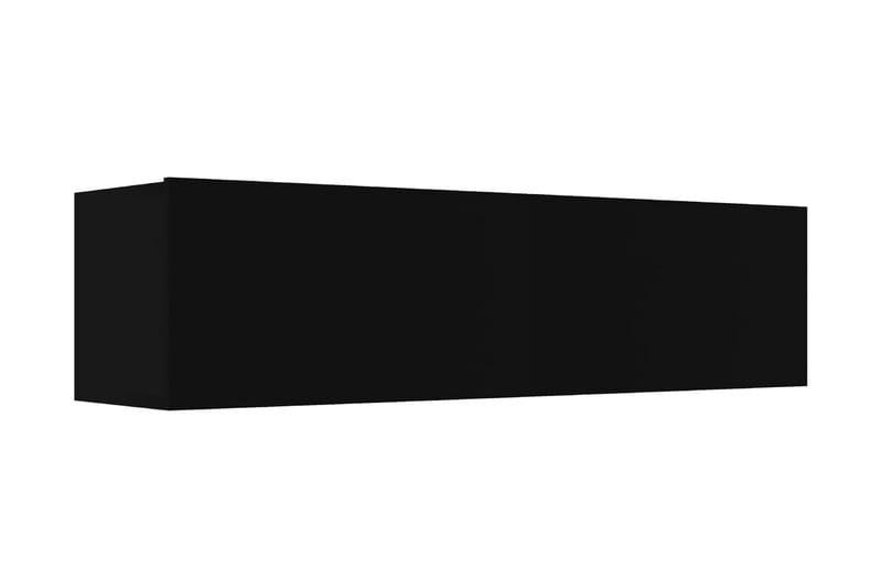 TV-benk svart 120x30x30 cm sponplate - Møbler - TV- & Mediamøbler - TV-benk & mediabenk