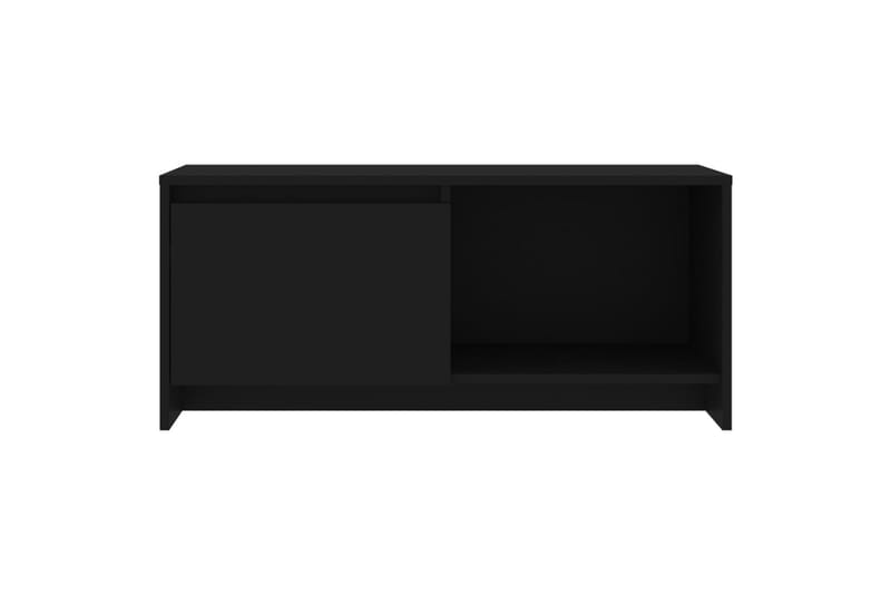 TV-benk svart 90x35x40 cm sponplate - Svart - Møbler - TV- & Mediamøbler - TV-benk & mediabenk