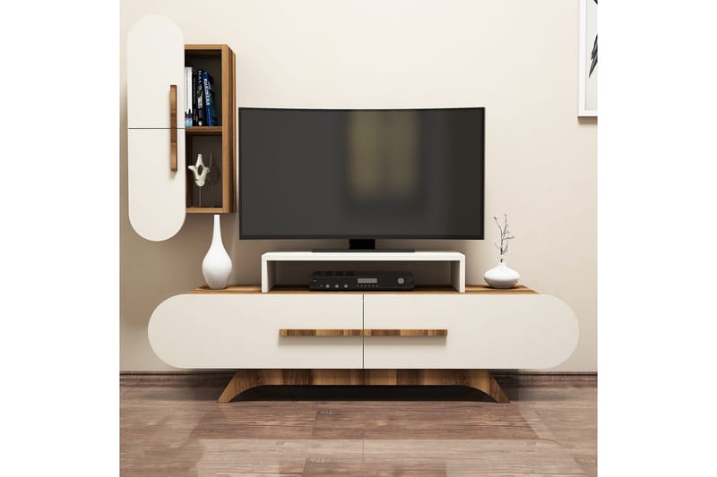 TV-Benk Amtorp 145 cm - Brun - Møbler - TV- & Mediamøbler - TV-møbelsett