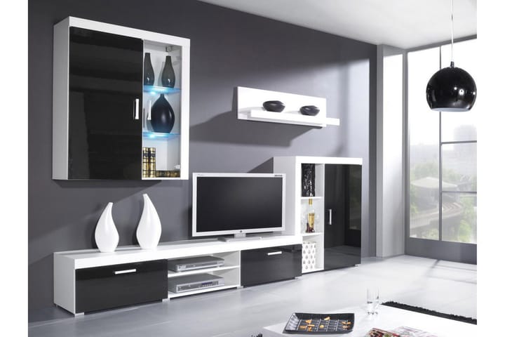 TV-møbel Samba Sett - Hvit - Møbler - TV- & Mediamøbler - TV-møbelsett