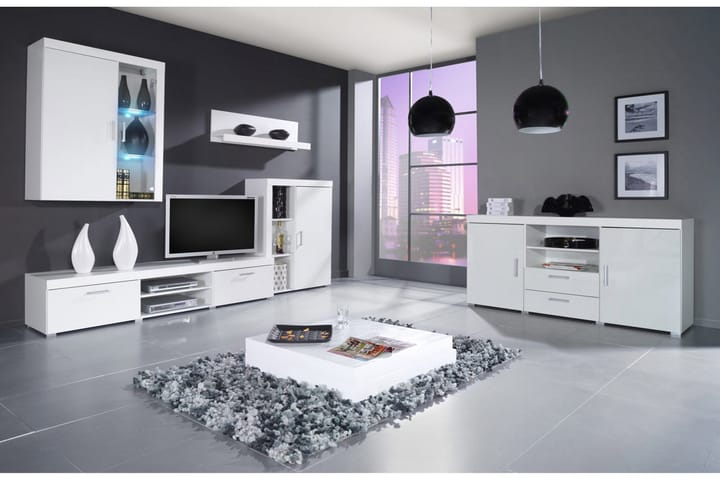 TV-møbel Samba Sett - Hvit - Møbler - TV- & Mediamøbler - TV-møbelsett