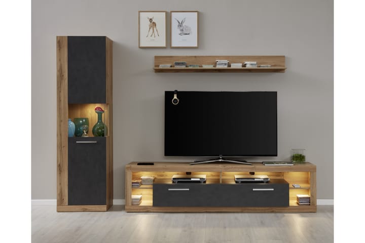 TV-Møbelsett Koretta - Brun - Møbler - TV- & Mediamøbler - TV-møbelsett