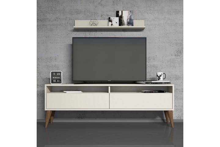 TV-Møbelsett Nyarai 150 cm - Hvit - Møbler - TV- & Mediamøbler - TV-møbelsett