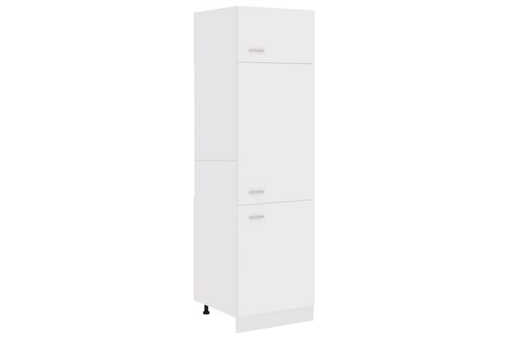 Kjøkkenskap hvit 60x57x207 cm sponplate - Hvit - Møbler - Oppbevaring - Oppbevaringsskap