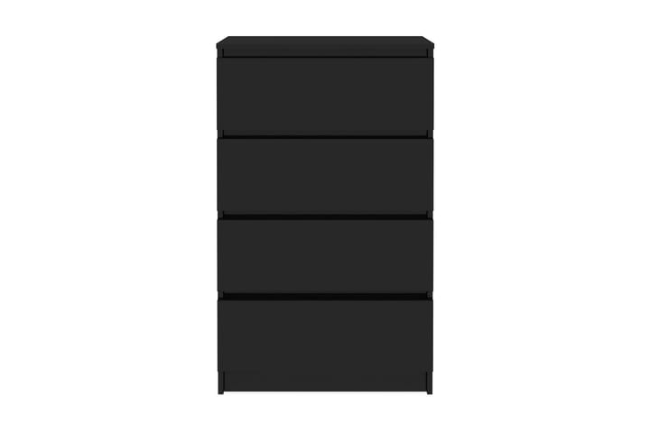 Skjenk høyglans svart 60x35x98,5 cm sponplate - Møbler - Oppbevaring - Sideboard & skjenk