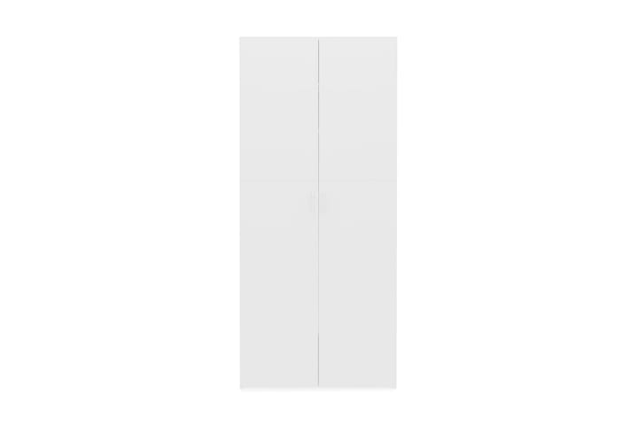 Skoskap hvit 80x35,5x180 cm sponplate - Hvit - Møbler - Oppbevaring - Oppbevaringsskap