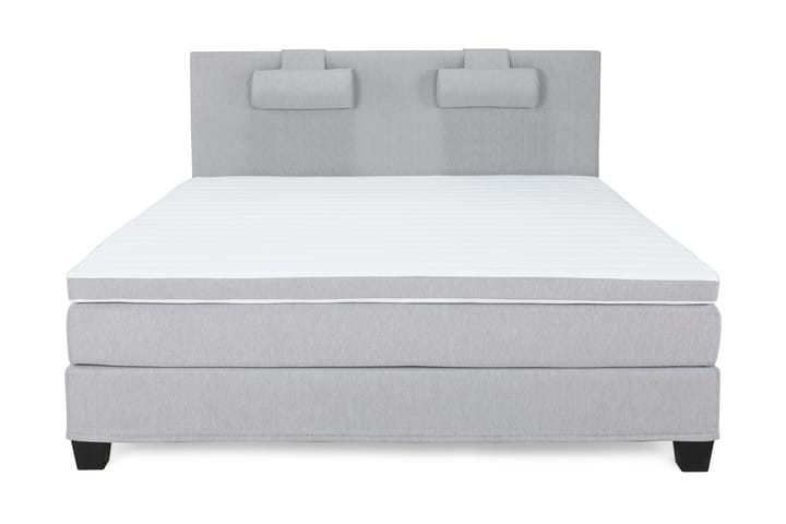 Kontinentalseng Brighton Grå - 160x200 cm - Møbler - Senger - Komplett sengepakke