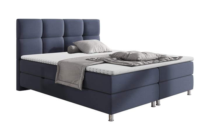 Sengepakke Riells 140x200 cm - Blå - Møbler - Senger - Komplett sengepakke