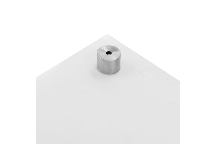 Kjøkkenplate hvit 80x60 cm herdet glass - Hvit - Møbler - Senger - Madrasser - Overmadrass
