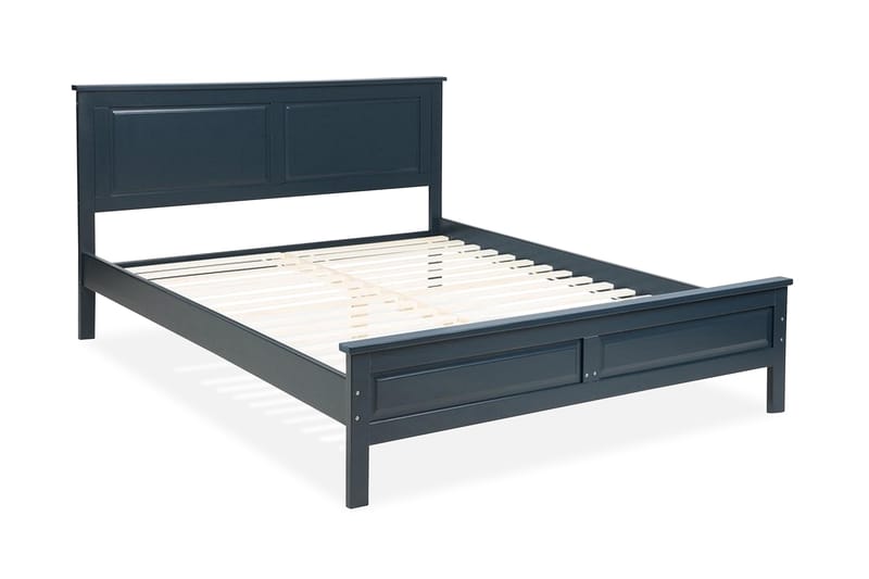 Dobbeltseng Olivet 160 | 200 cm - Blå - Møbler - Senger - Sengeramme & sengestamme