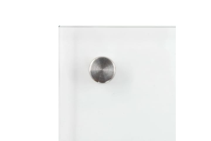 Kjøkkenplate gjennomsiktig 80x60 cm herdet glass - Gjennomsiktig - Møbler - Senger - Sengeramme & sengestamme