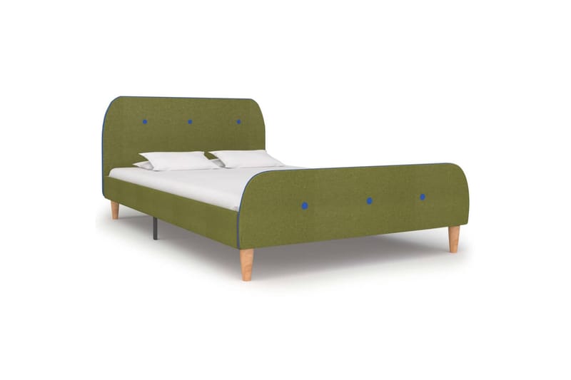 Sengeramme grønn stoff 120x190 cm - Møbler - Senger - Sengeramme & sengestamme