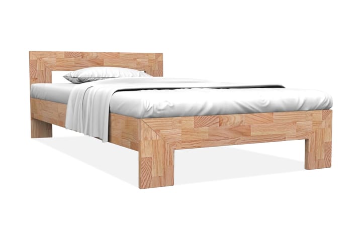 Sengeramme heltre eik 160x200 cm - Brun - Møbler - Senger - Sengeramme & sengestamme